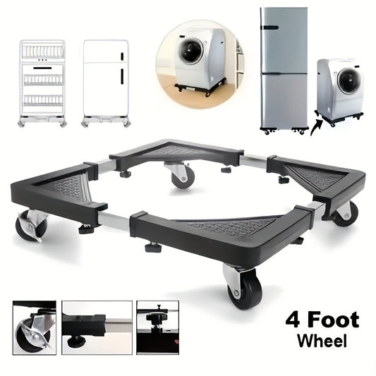 Stainless Steel Mobile Base Rack Appliance Dolly Cart with 4 Locking Wheels