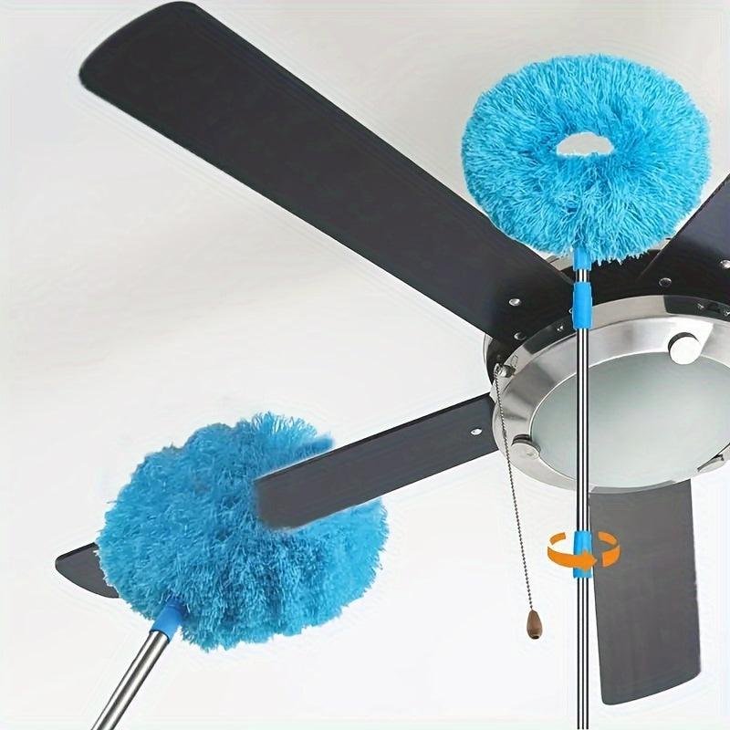 Cobweb Cleaning and Versatile Microfiber Duster with Extendable Pole