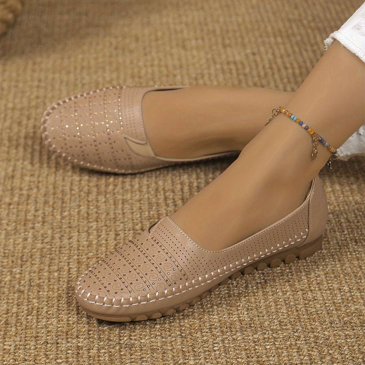 Cute Shoes - Perfect for Casual or Formal Outfits - Flat Shoes for Women Soft Synthetic Cover & TPR Sole