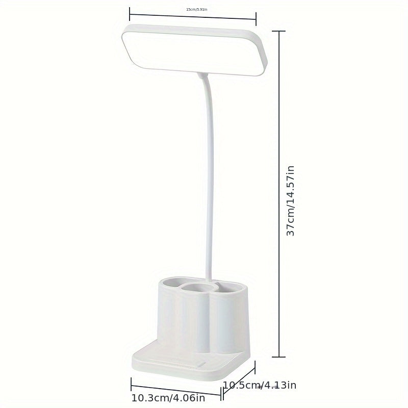 2 in 1 Pencil Holder Organiser and LED Desk Lamp with Touch Control