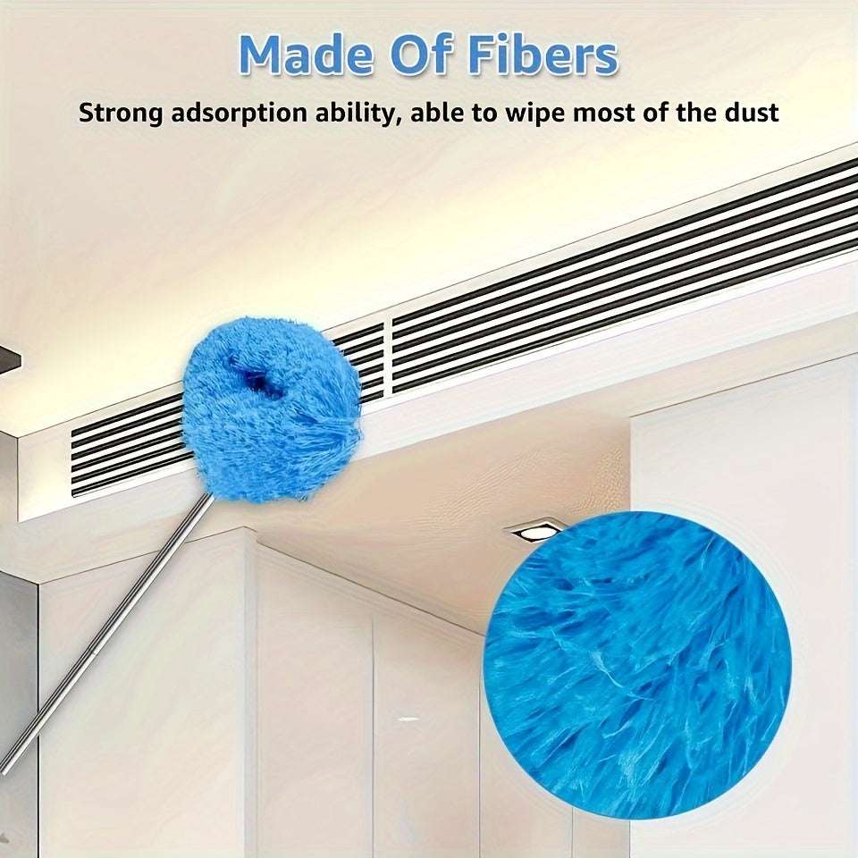 Versatile Microfiber Duster with Extendable Pole - Cleaning