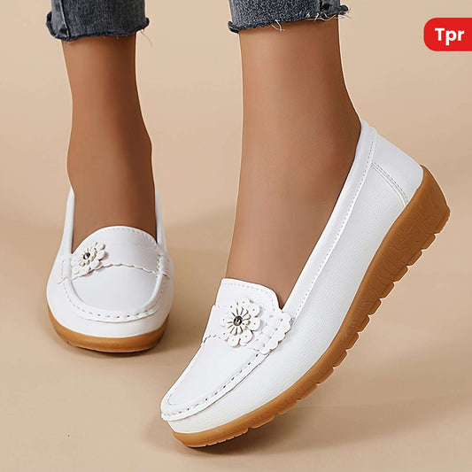 Comfortable Slip-On Shoes for Casual Occasions Stylish Floral Women's Loafers