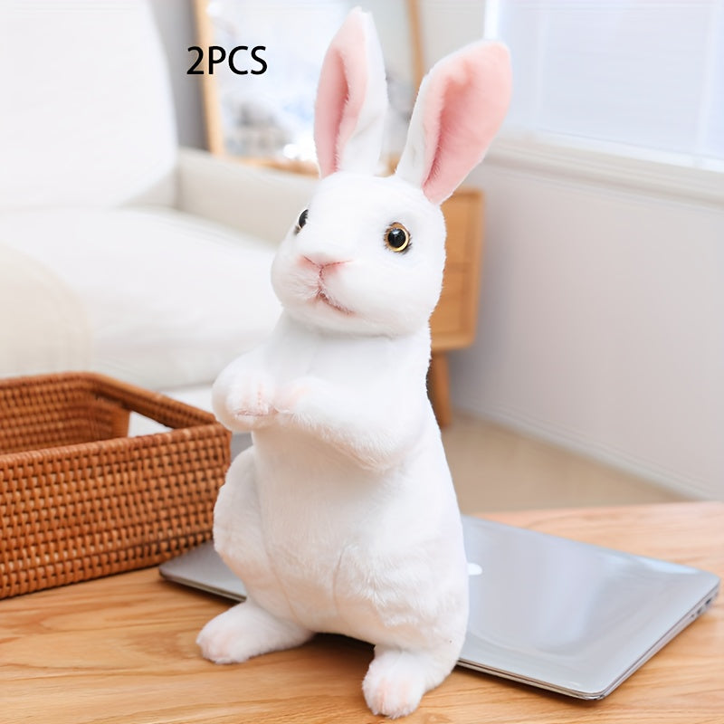 2-Pack  Easter Decoration - Upright Rabbit Plushies,