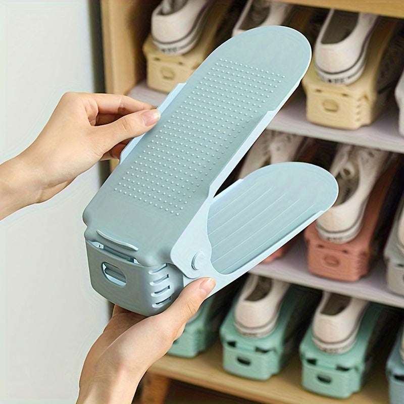 Organiser Shoes Storage 10pcs of Adjustable Shoe Racks,