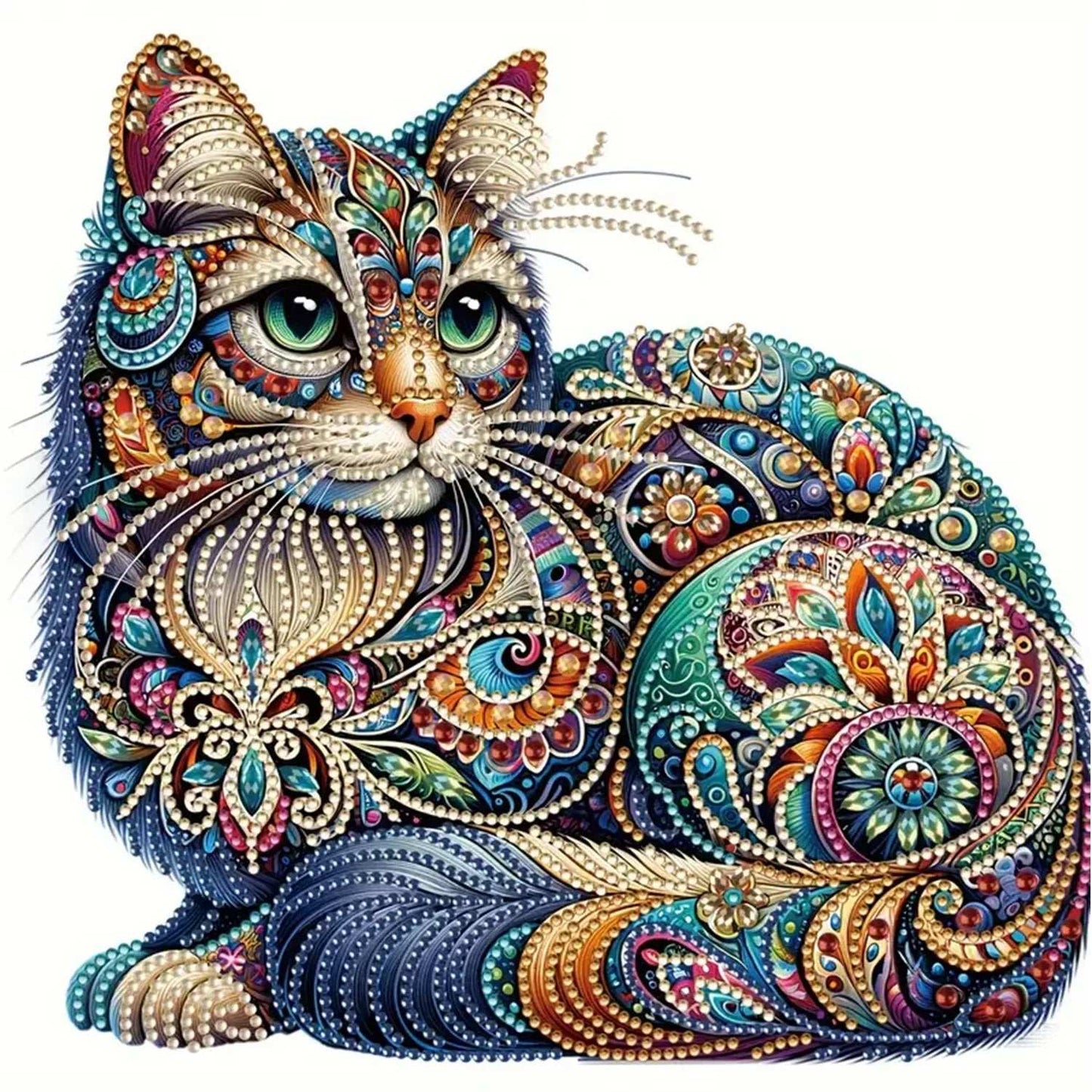 Kit Picture 5D Handmade Diamond Mosaic Art DIY Diamond Painting Animal  
Chose your Art: Squirrel, Butterfly, Horse, or Cat