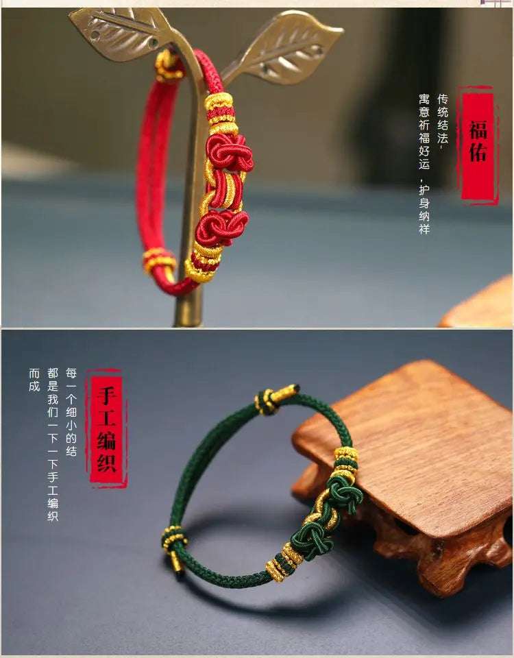 Bracelet Handmade Lucky -  Festival Chinese New Year of The Snake - Gift