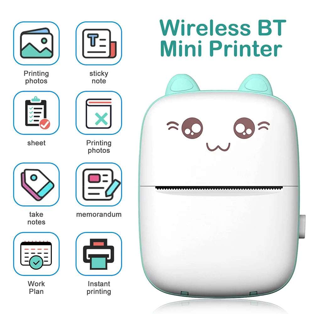 Portable Mini Printer for Children's Gift