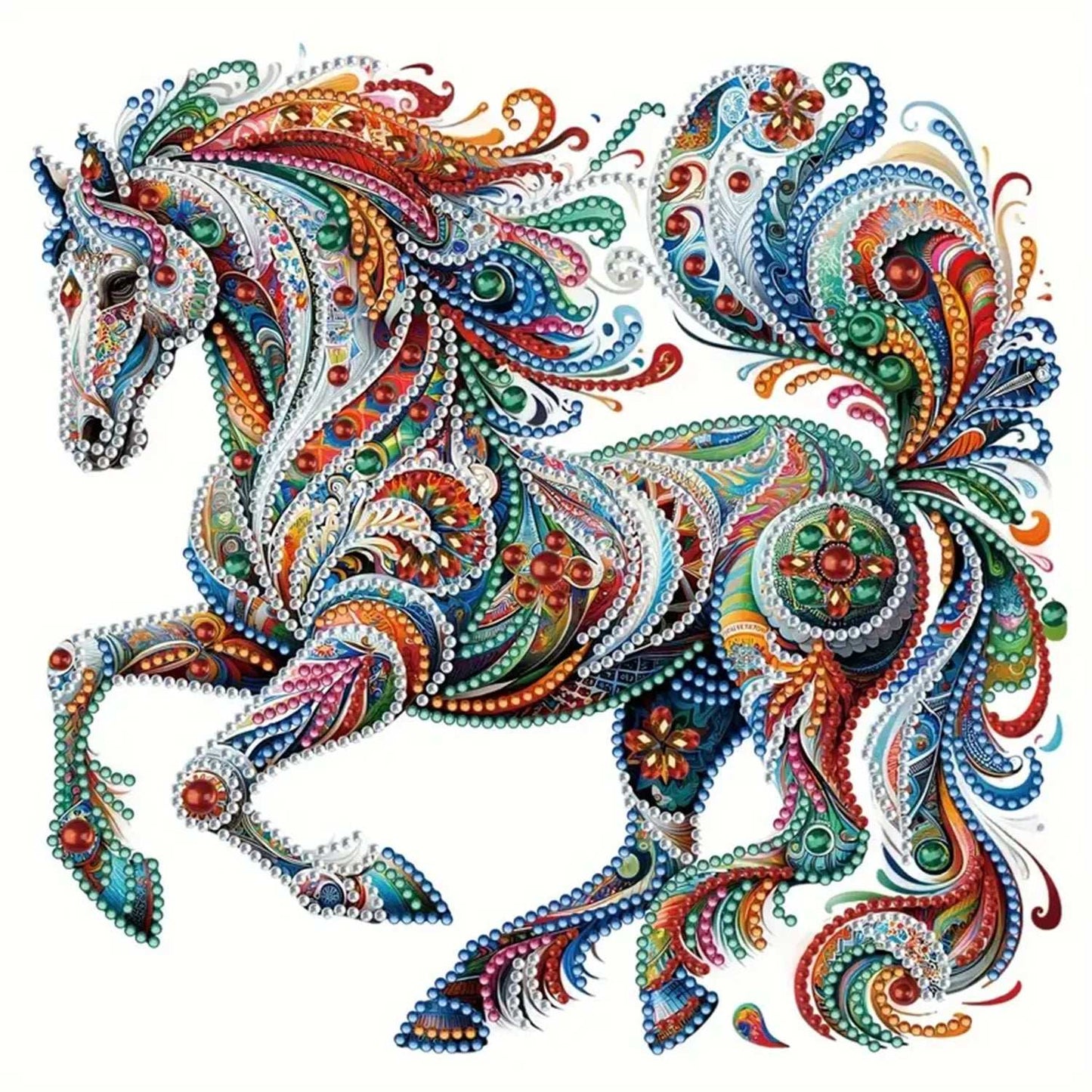 Kit Picture 5D Handmade Diamond Mosaic Art DIY Diamond Painting Animal  
Chose your Art: Squirrel, Butterfly, Horse, or Cat