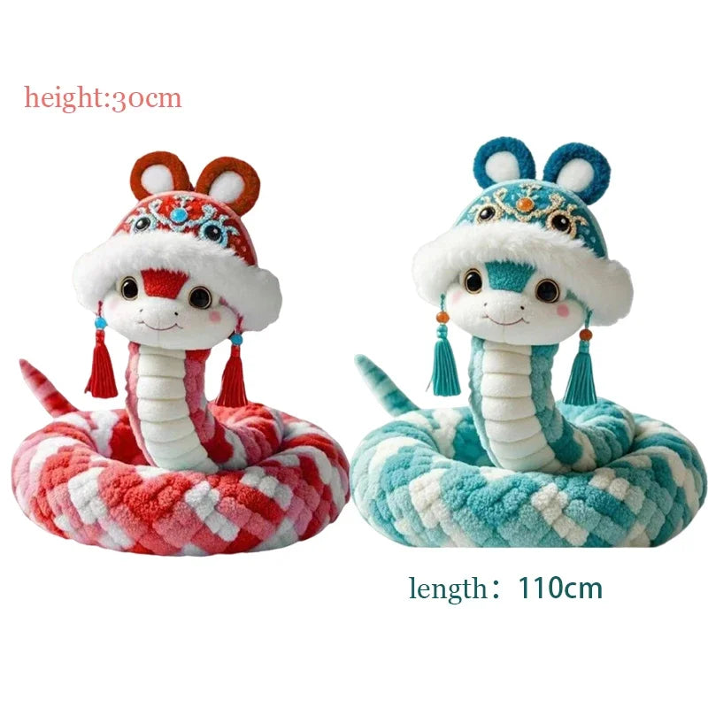 Soft Doll  Bedroom Decoration Good Luck Mascot snake New Year Gifts Chinese Style Toys for Kids