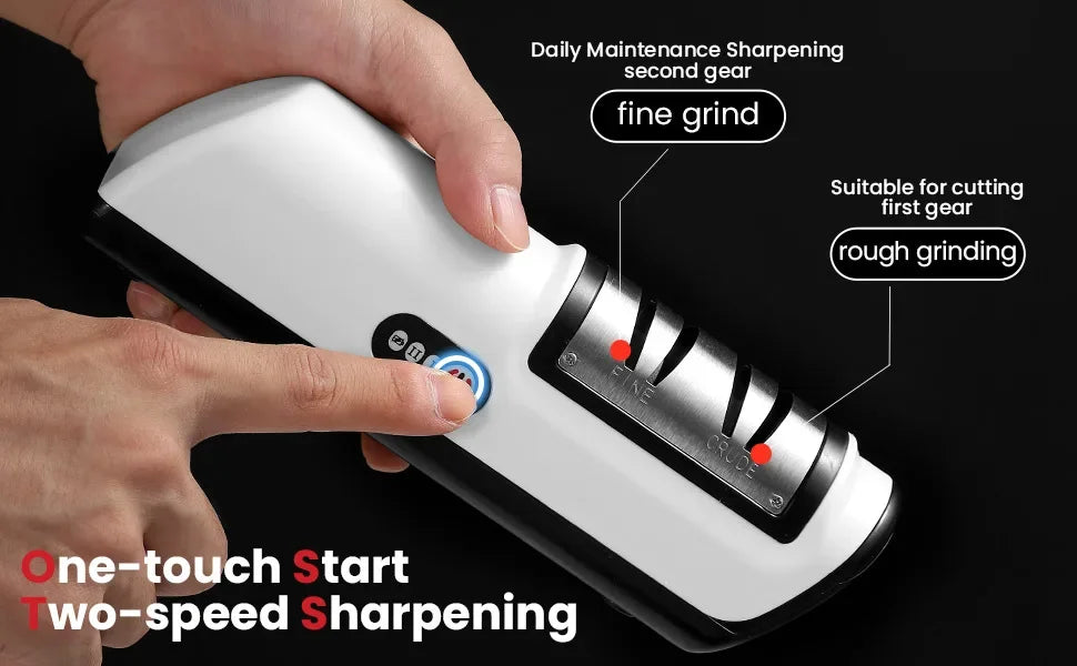 Electric Rechargeable Knife Sharpener