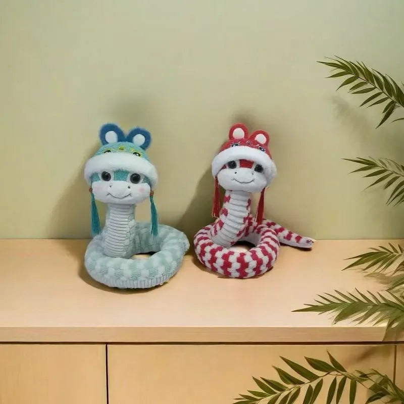 Soft Doll  Bedroom Decoration Good Luck Mascot snake New Year Gifts Chinese Style Toys for Kids