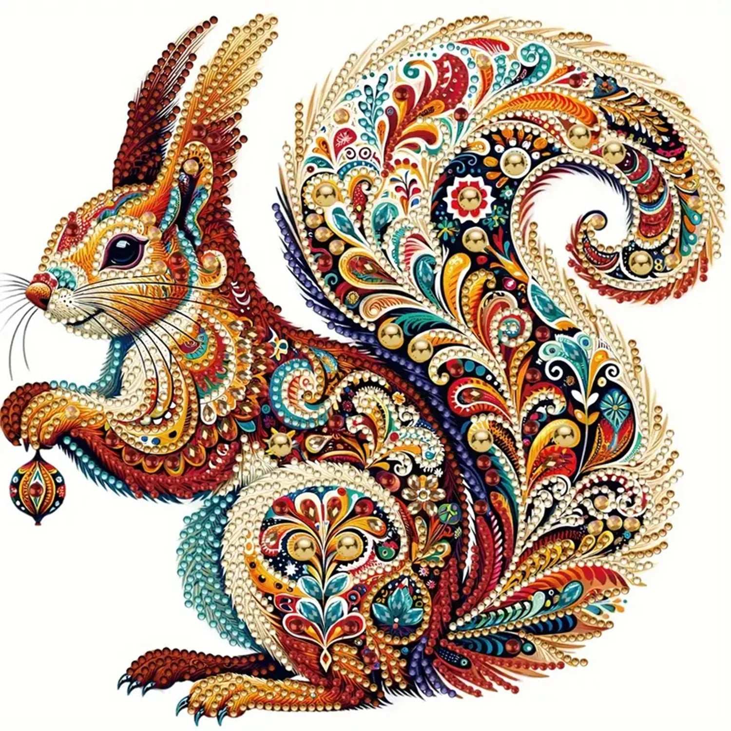 Kit Picture 5D Handmade Diamond Mosaic Art DIY Diamond Painting Animal  
Chose your Art: Squirrel, Butterfly, Horse, or Cat