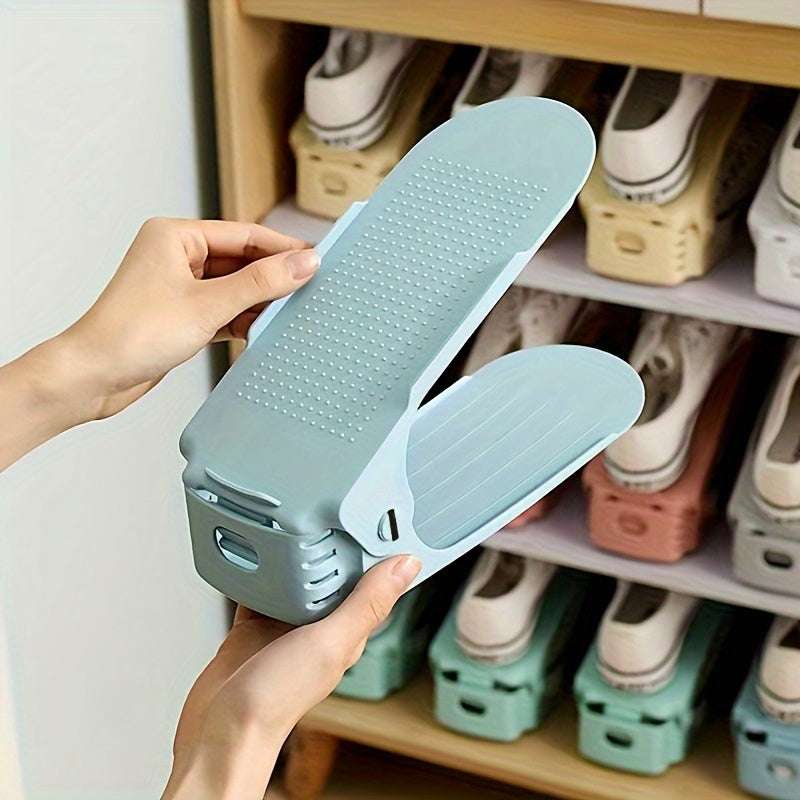 Organiser Shoes Storage 10pcs of Adjustable Shoe Racks,