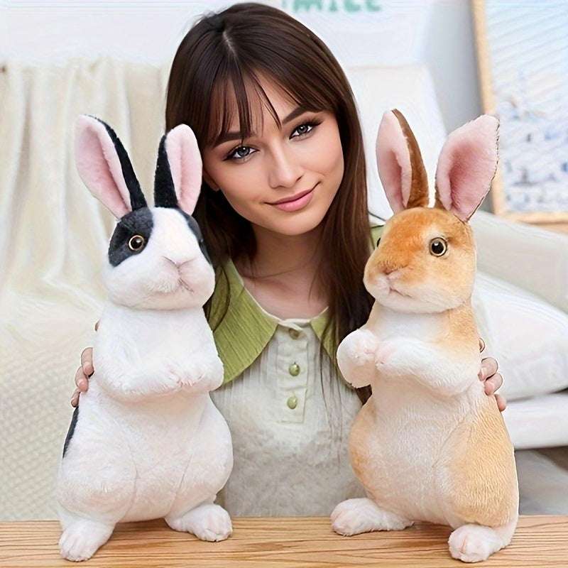 2-Pack  Easter Decoration - Upright Rabbit Plushies,