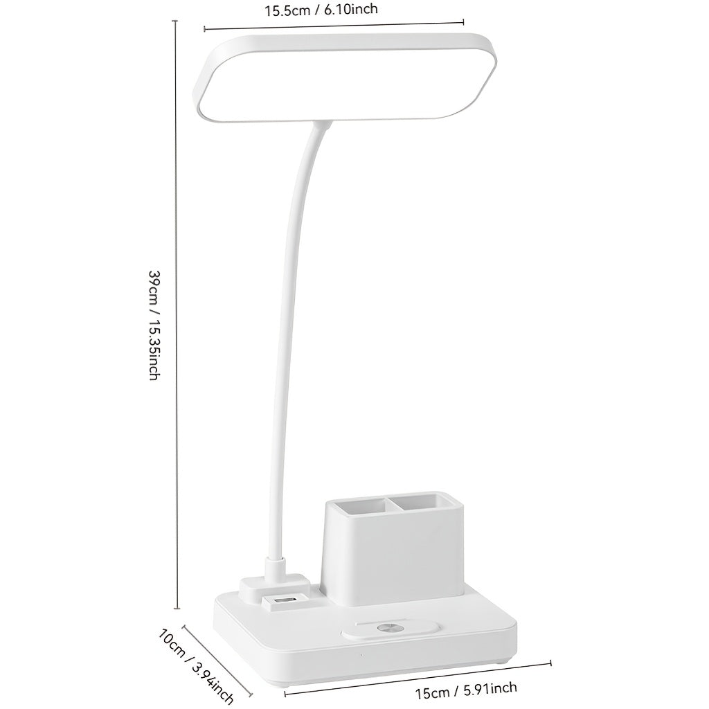 LED desk lamp with pen holder for Home or Office